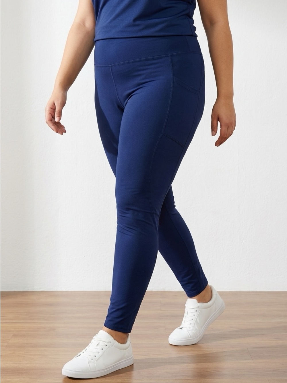 Old Navy Navy High Rise Leggings | Plus Size XL | Pocket Leggings